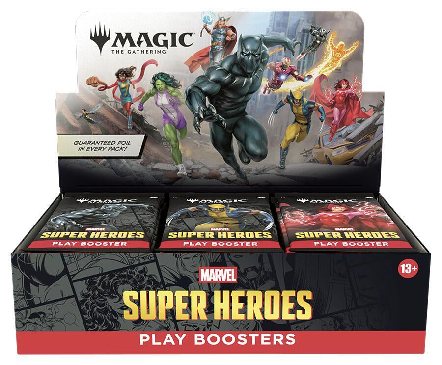 Magic: The Gathering® | Marvel Super Heroes Play Booster Display