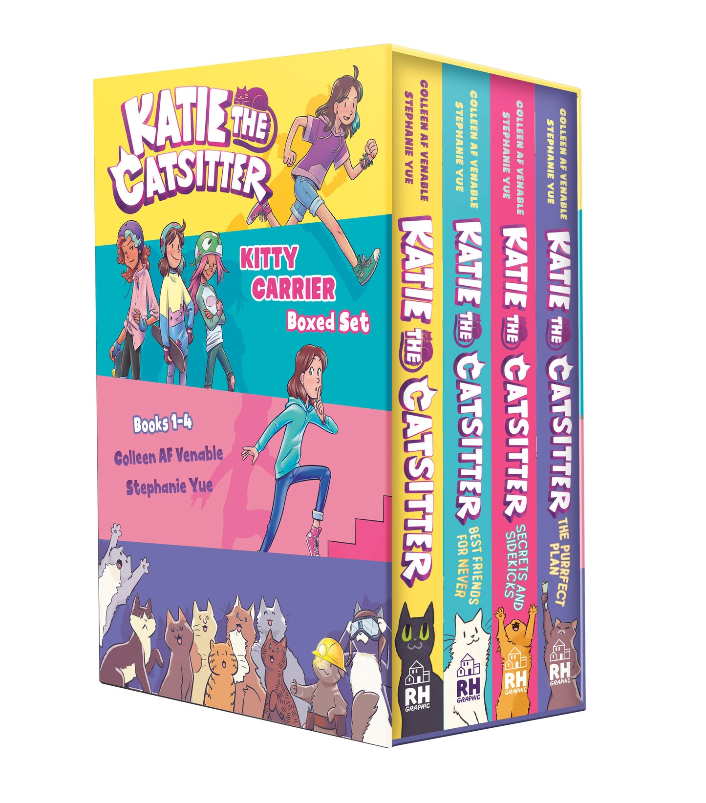 Katie The Catsitter: Kitty Carrier Box Set (Books 1 to 4)