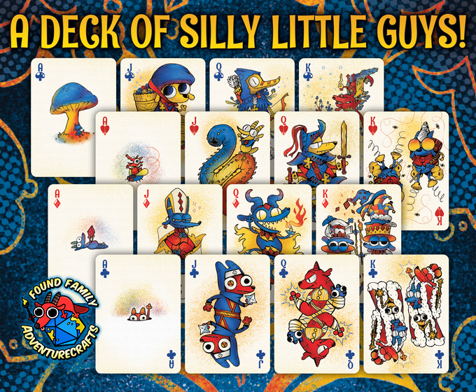 Kobold Playing Cards: Silly Little Guys Playing Card Deck