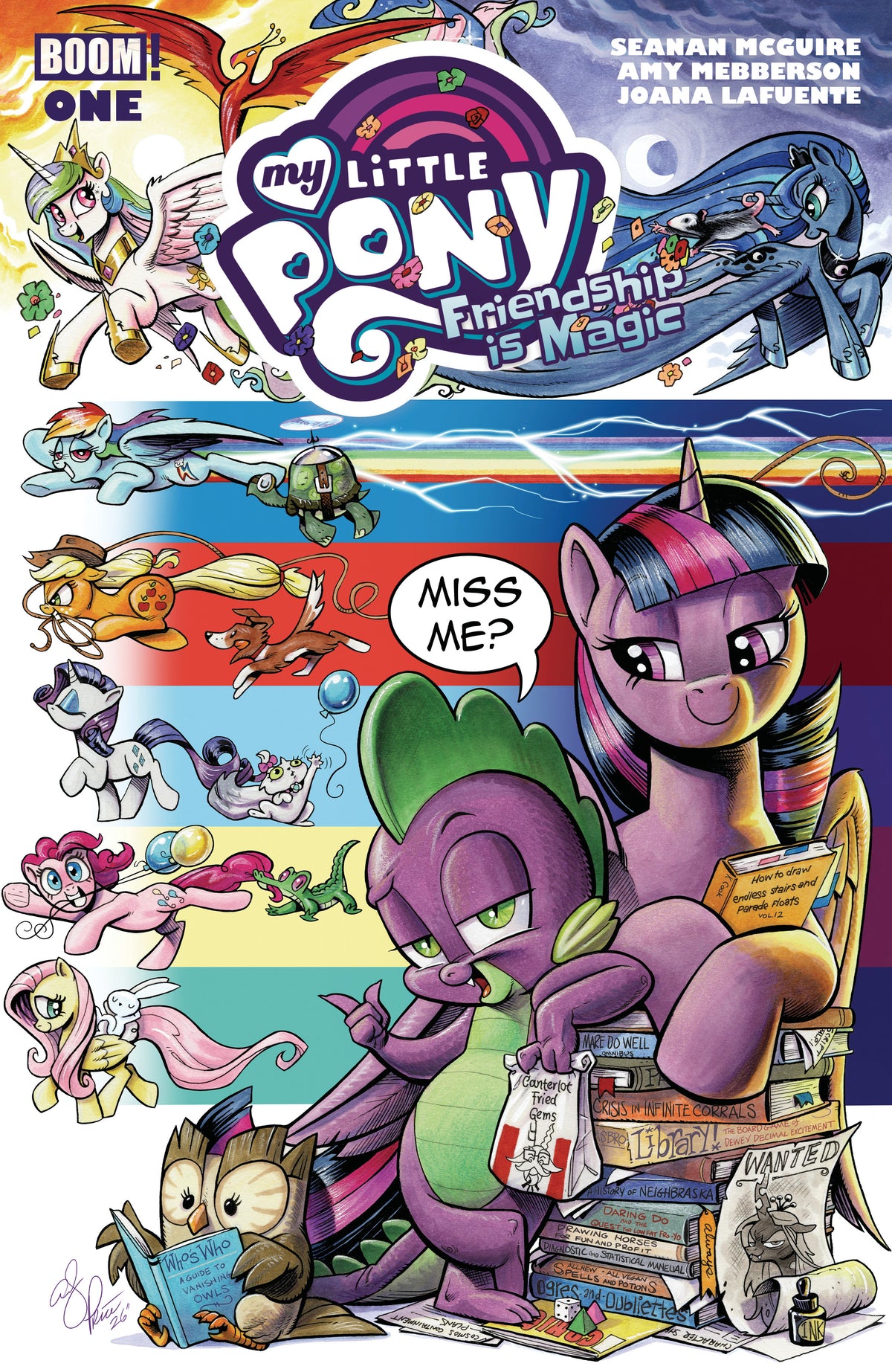 My Little Pony: Friendship Is Magic (2026) #1 B Variant (Dressed, Price) (Preorder, Signed by Writer Seanan McGuire)